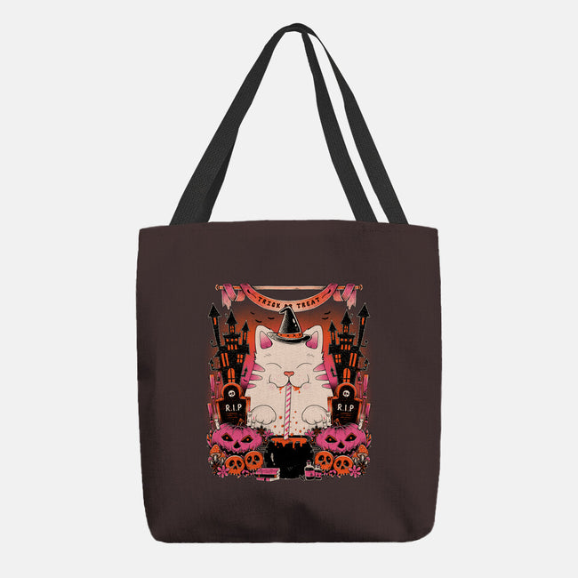 Witch Cat-None-Basic Tote-Bag-GODZILLARGE