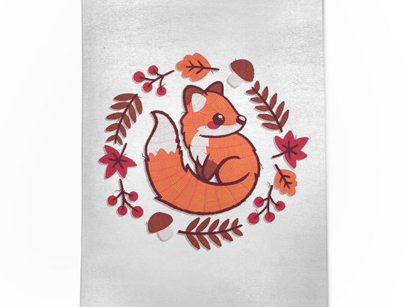 Fox Embroidery Patch