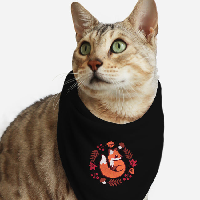 Fox Embroidery Patch-Cat-Bandana-Pet Collar-NemiMakeit