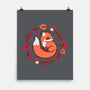 Fox Embroidery Patch-None-Matte-Poster-NemiMakeit