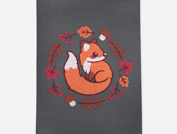 Fox Embroidery Patch