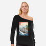 Going Merry In Japan-Womens-Off Shoulder-Sweatshirt-DrMonekers