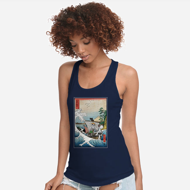 Going Merry In Japan-Womens-Racerback-Tank-DrMonekers