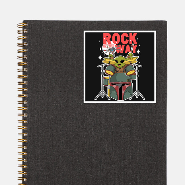 Baby Rock Is The Way-None-Glossy-Sticker-Tri haryadi