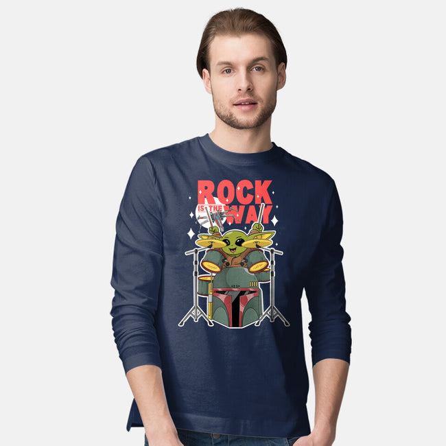 Baby Rock Is The Way-Mens-Long Sleeved-Tee-Tri haryadi