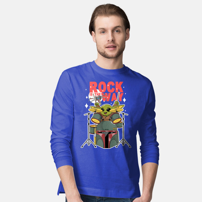 Baby Rock Is The Way-Mens-Long Sleeved-Tee-Tri haryadi