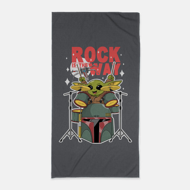 Baby Rock Is The Way-None-Beach-Towel-Tri haryadi