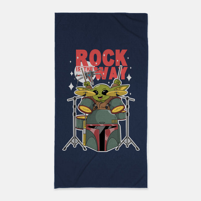 Baby Rock Is The Way-None-Beach-Towel-Tri haryadi