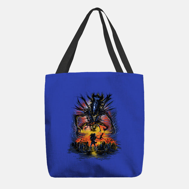 Alien You Shall Not Pass-None-Basic Tote-Bag-zascanauta