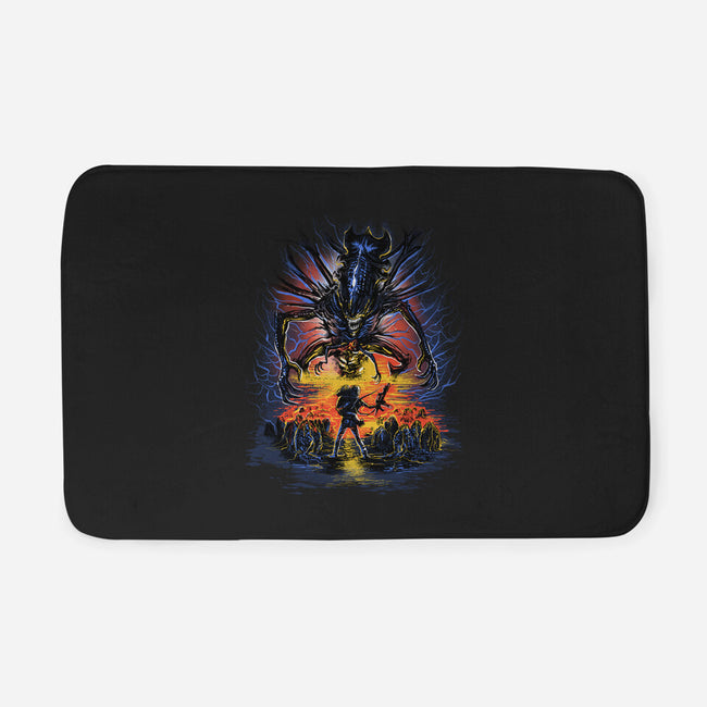 Alien You Shall Not Pass-None-Memory Foam-Bath Mat-zascanauta