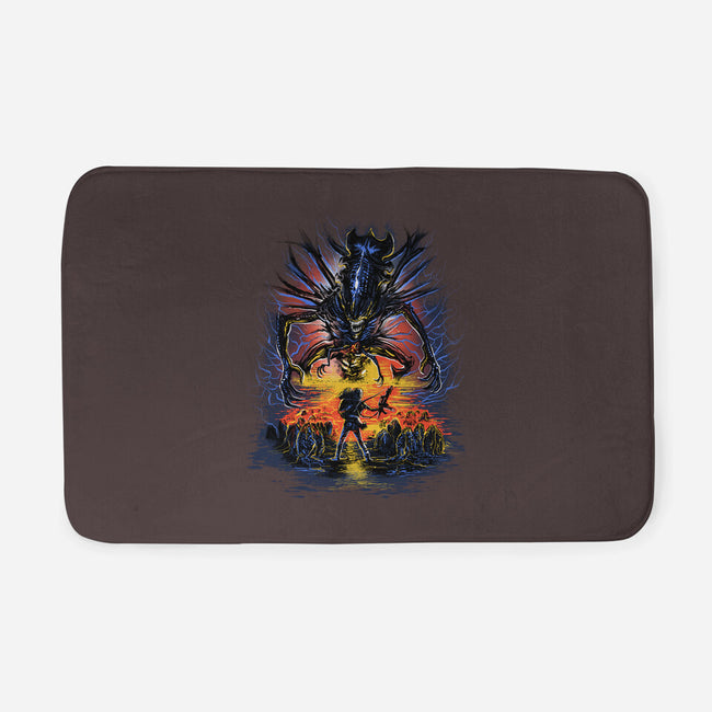 Alien You Shall Not Pass-None-Memory Foam-Bath Mat-zascanauta