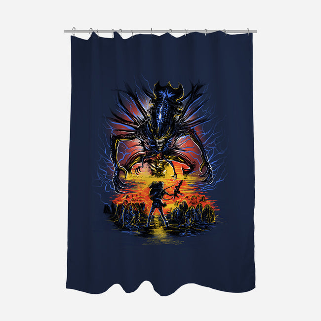 Alien You Shall Not Pass-None-Polyester-Shower Curtain-zascanauta