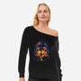 Alien You Shall Not Pass-Womens-Off Shoulder-Sweatshirt-zascanauta