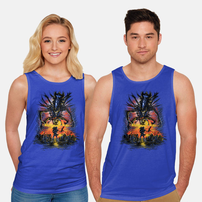 Alien You Shall Not Pass-Unisex-Basic-Tank-zascanauta