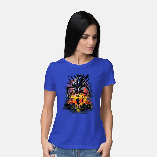 Alien You Shall Not Pass-Womens-Basic-Tee-zascanauta