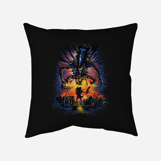 Alien You Shall Not Pass-None-Removable Cover-Throw Pillow-zascanauta