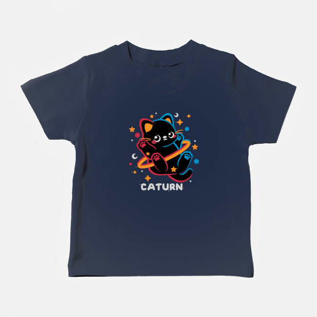 Caturn Embroidery Patch-Baby-Basic-Tee-NemiMakeit