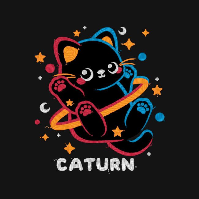 Caturn Embroidery Patch-Unisex-Basic-Tee-NemiMakeit