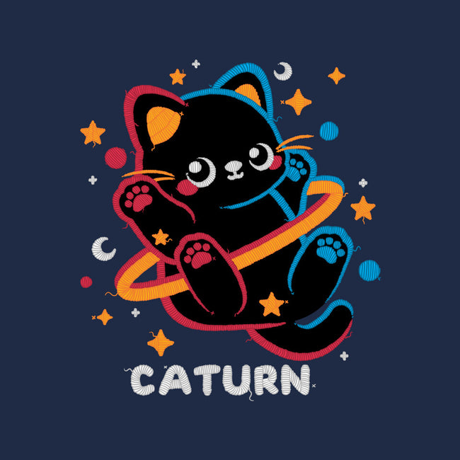 Caturn Embroidery Patch-Mens-Basic-Tee-NemiMakeit