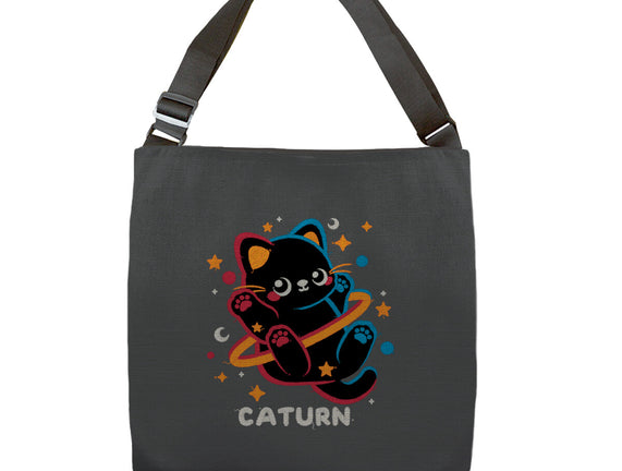 Caturn Embroidery Patch