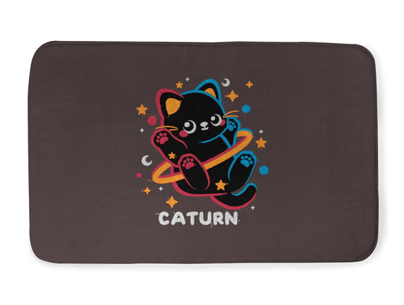 Caturn Embroidery Patch