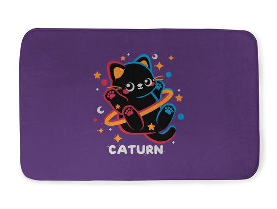 Caturn Embroidery Patch