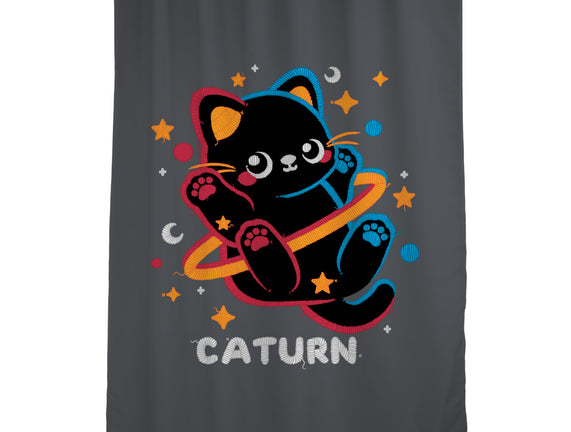 Caturn Embroidery Patch