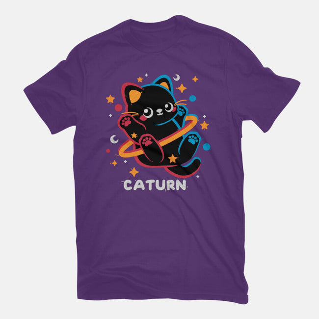 Caturn Embroidery Patch-Mens-Premium-Tee-NemiMakeit