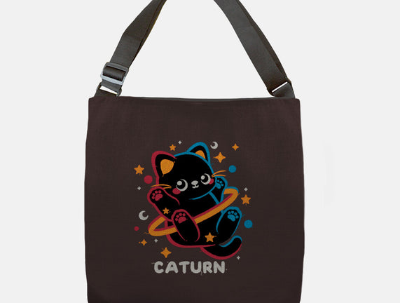 Caturn Embroidery Patch