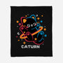 Caturn Embroidery Patch-None-Fleece-Blanket-NemiMakeit