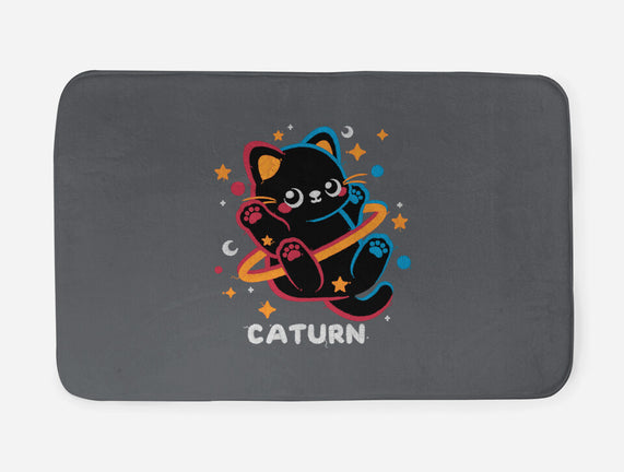 Caturn Embroidery Patch