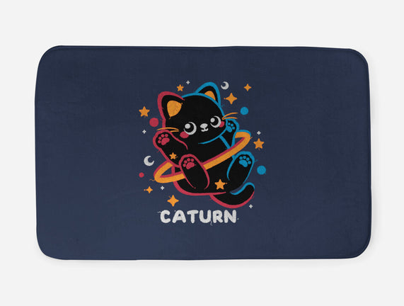 Caturn Embroidery Patch