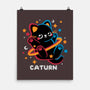 Caturn Embroidery Patch-None-Matte-Poster-NemiMakeit