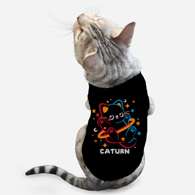 Caturn Embroidery Patch-Cat-Basic-Pet Tank-NemiMakeit