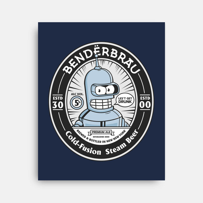 Bender Beer-None-Stretched-Canvas-Bear Noise