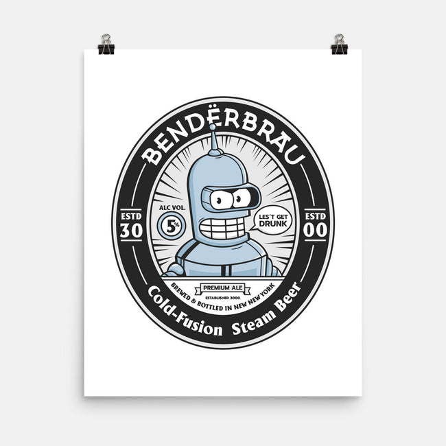 Bender Beer-None-Matte-Poster-Bear Noise