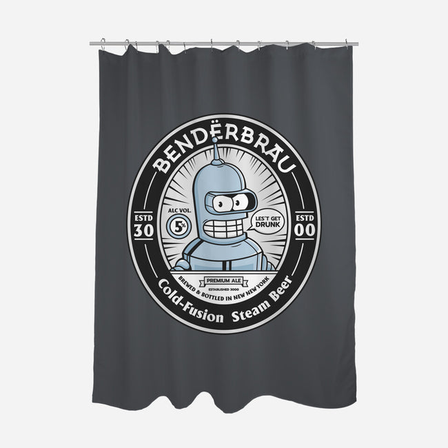 Bender Beer-None-Polyester-Shower Curtain-Bear Noise