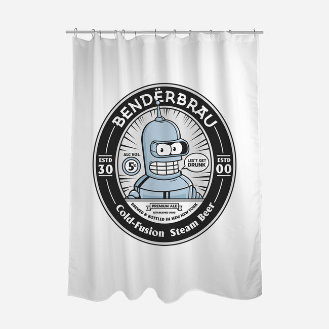 Bender Beer-None-Polyester-Shower Curtain-Bear Noise