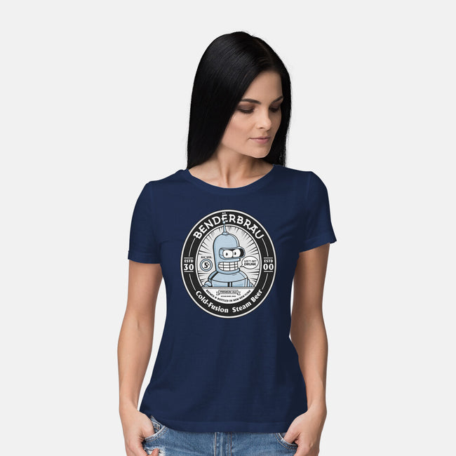 Bender Beer-Womens-Basic-Tee-Bear Noise