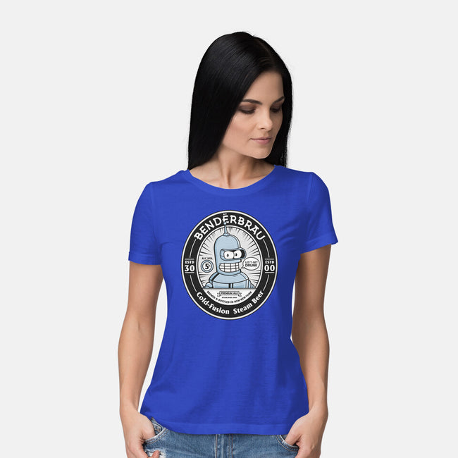 Bender Beer-Womens-Basic-Tee-Bear Noise