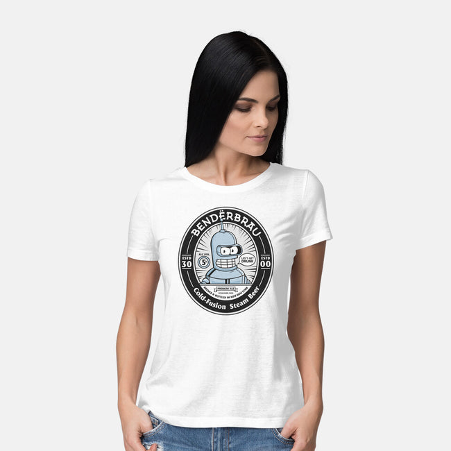 Bender Beer-Womens-Basic-Tee-Bear Noise