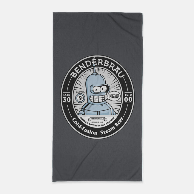 Bender Beer-None-Beach-Towel-Bear Noise