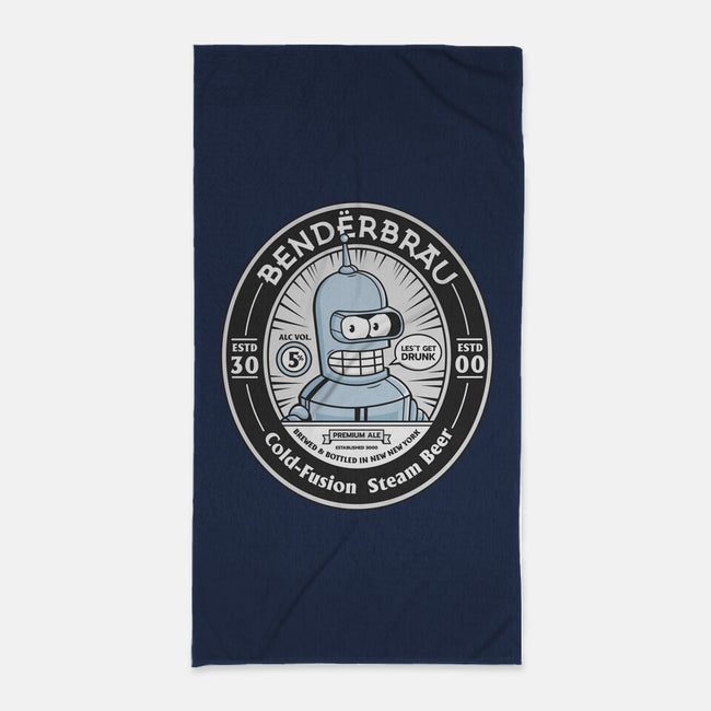 Bender Beer-None-Beach-Towel-Bear Noise