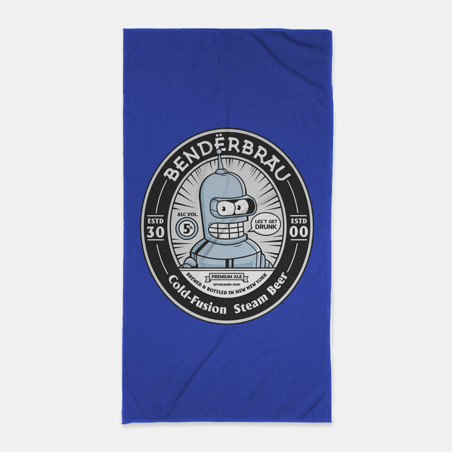 Bender Beer-None-Beach-Towel-Bear Noise