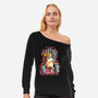 Queen Mom-Womens-Off Shoulder-Sweatshirt-nickzzarto