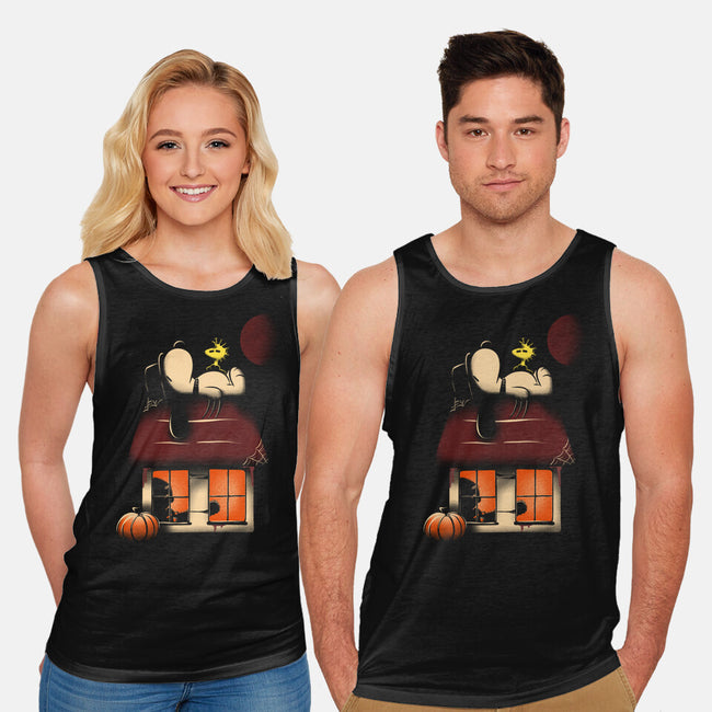 House Of Horrors-Unisex-Basic-Tank-OnlyColorsDesigns