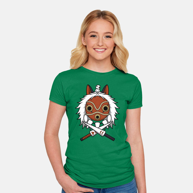 Forest Protector-Womens-Fitted-Tee-pigboom