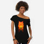 Fulcrum-Womens-Off Shoulder-Tee-Wookie Mike