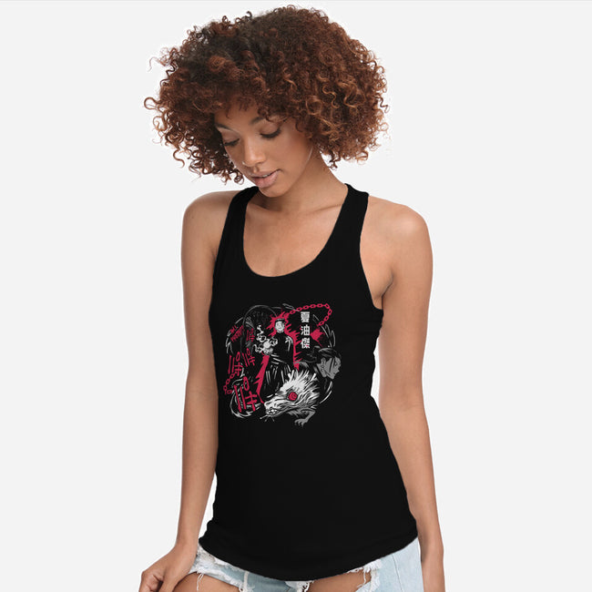 Cursed Spirit Manipulator-Womens-Racerback-Tank-constantine2454