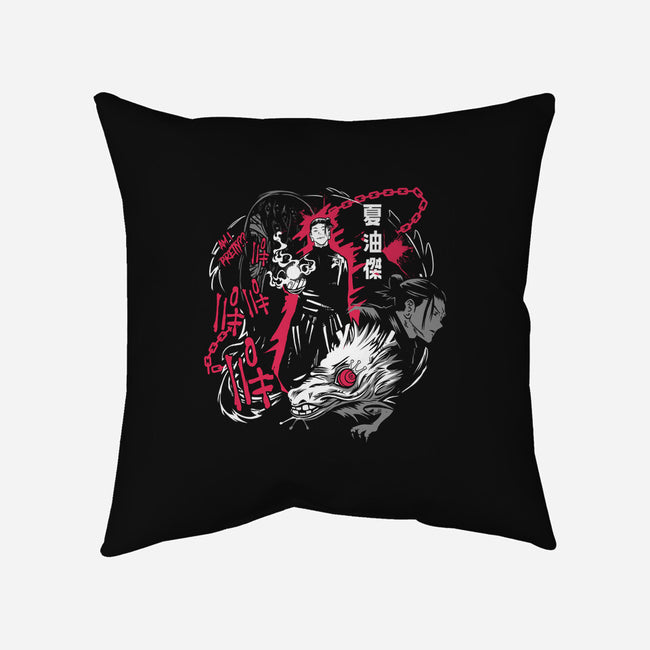 Cursed Spirit Manipulator-None-Non-Removable Cover w Insert-Throw Pillow-constantine2454